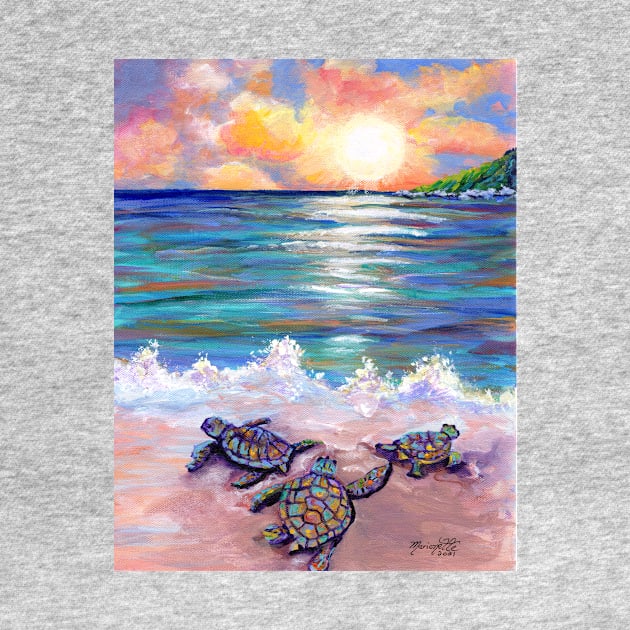 Baby Sea Turtles by KauaiArtist